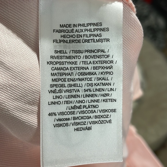 NEW Lauren Ralph Lauren Women's 14W Plus Size Linen-Blend Cropped Pink Opal Pant - Picture 6 of 8